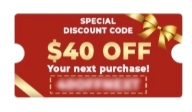 $40 OFF Next Purchase