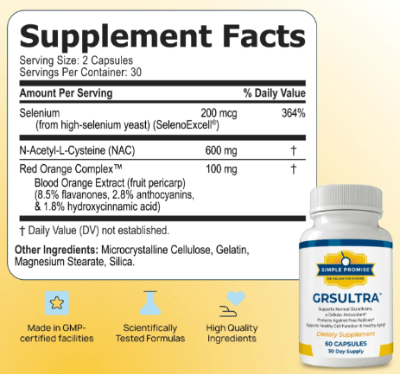 GRS Ultra Supplement Facts