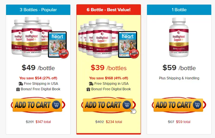 Healthy Heart Support Plus price
