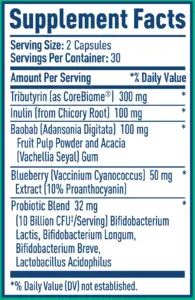 NativePath Native Synbiotic Supplement Facts