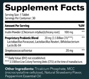 Synaptigen Supplement Facts