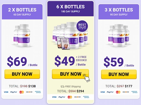 VertiAid pricing details