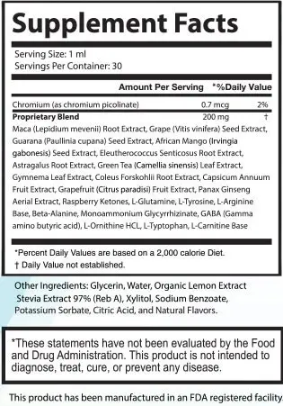 Whispeara supplement facts